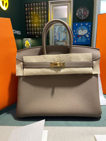 HERMÈS BIRKIN 25 ETOUPE NEW 12/24