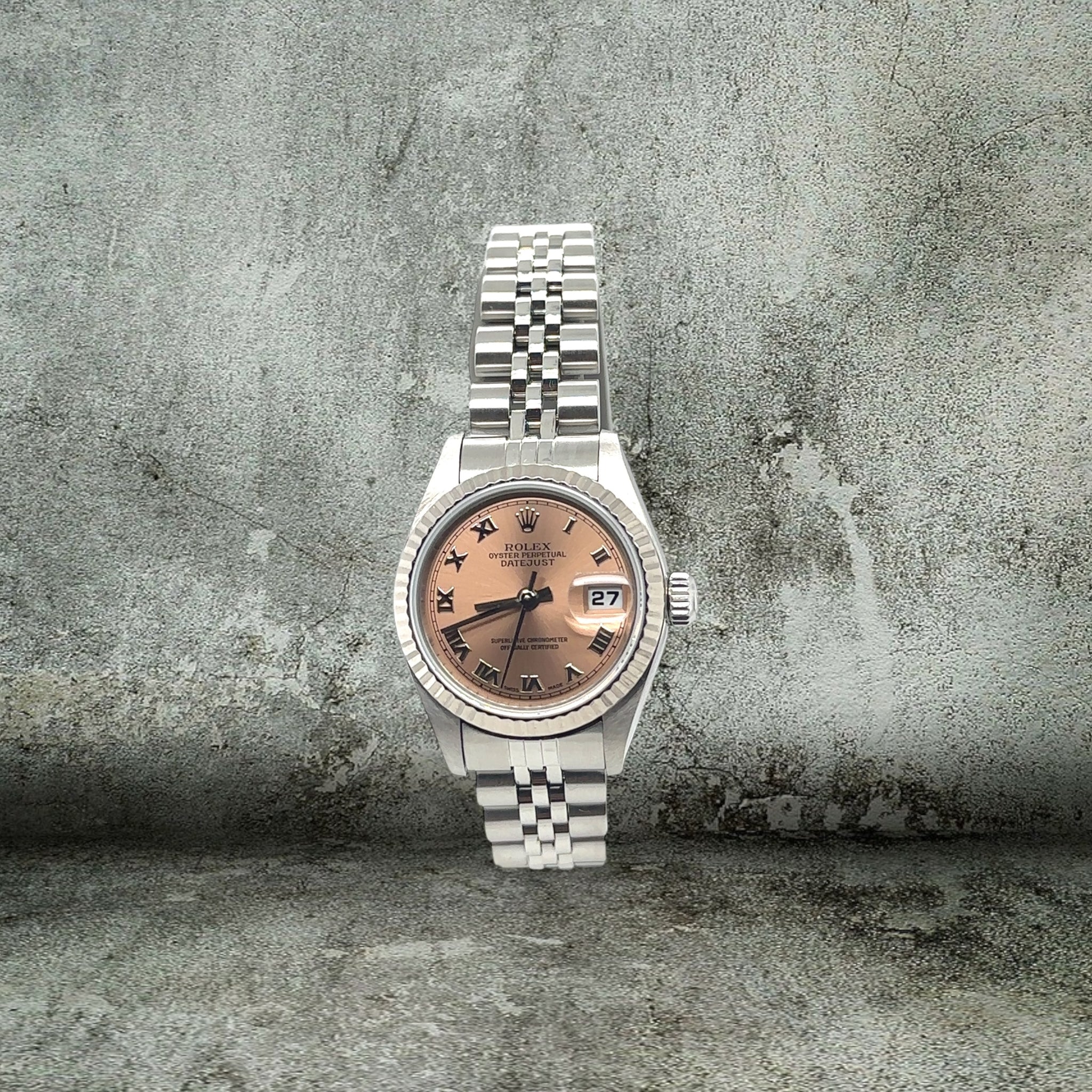 ROLEX DATEJUST LADY JUBILEE SALMON