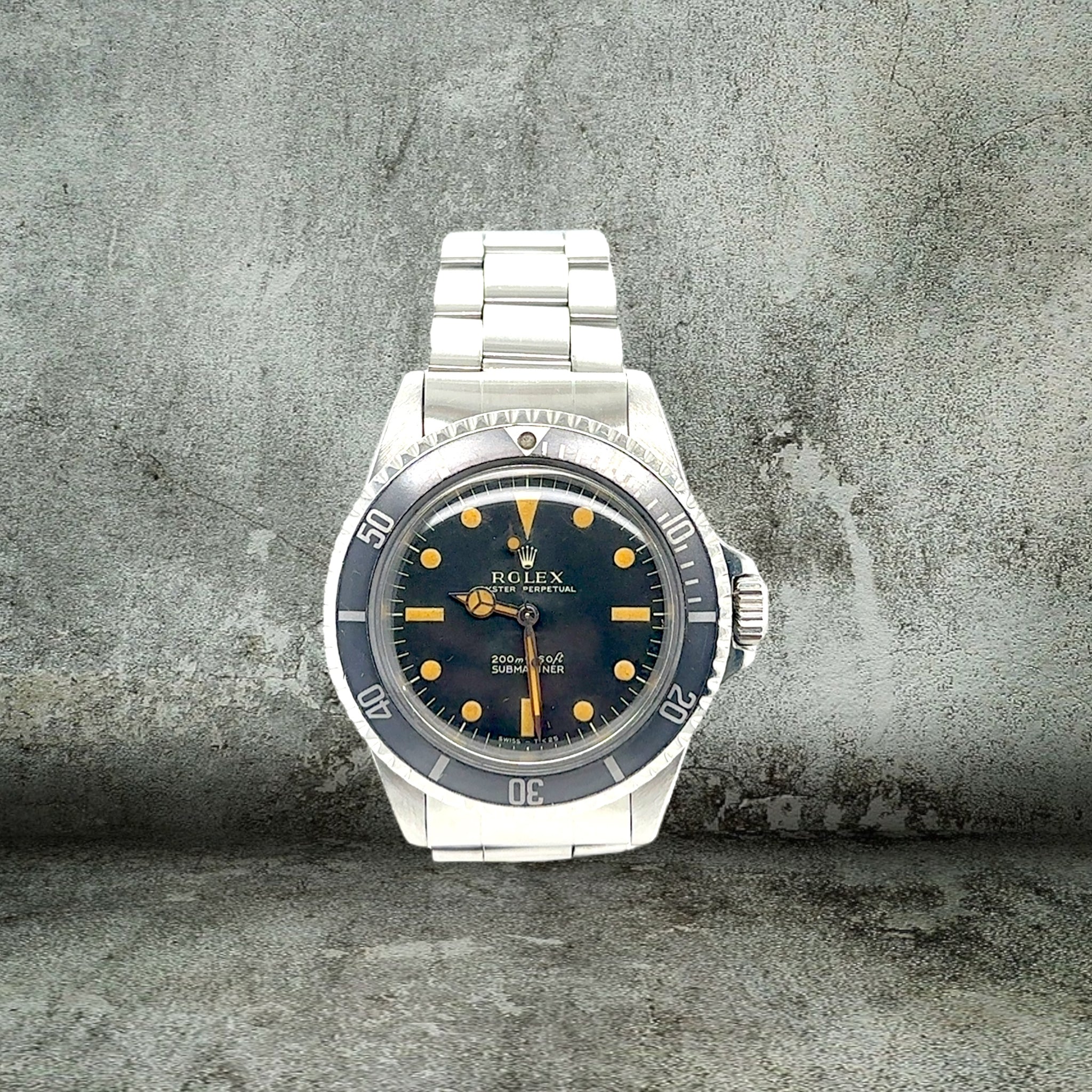 ROLEX SUBMARINER 5513 GILT METER FIRST